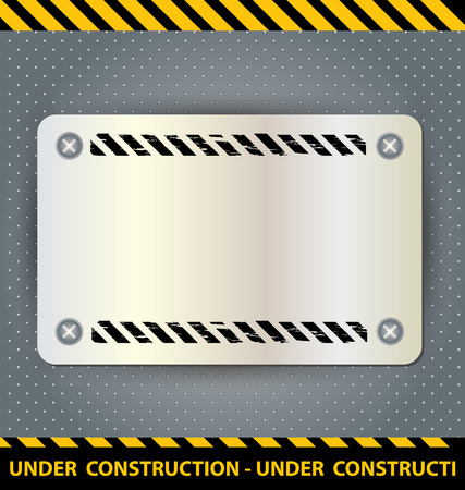 under construction background vector illustrationのイラスト素材