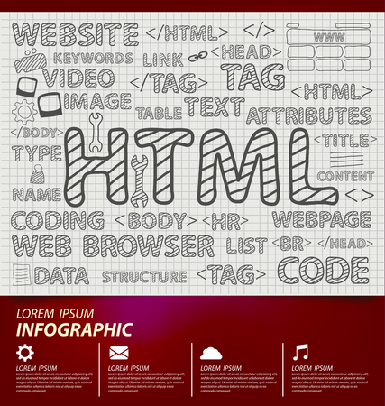 Web Development concept vector EPS10のイラスト素材