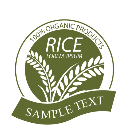 Rice. Vector illustration.のイラスト素材