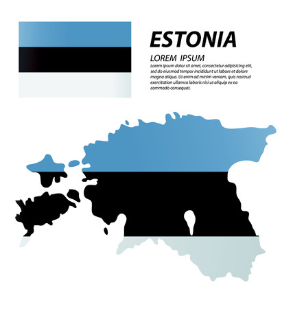 Republic of Estoniaのイラスト素材