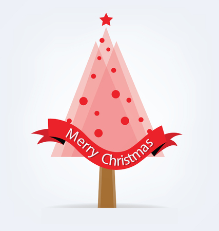 Christmas tree. Vector illustration.のイラスト素材