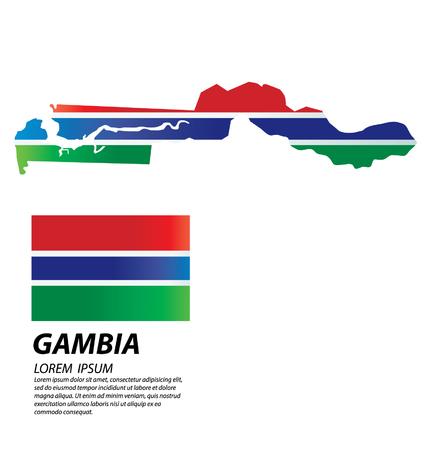 Gambia vectorのイラスト素材