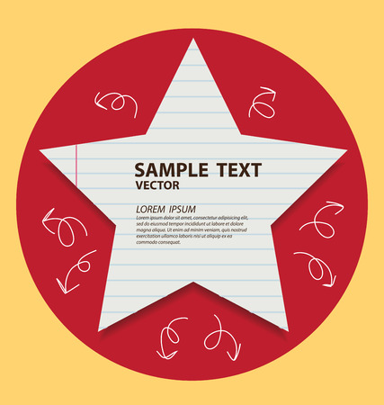 paper vector illustrationのイラスト素材