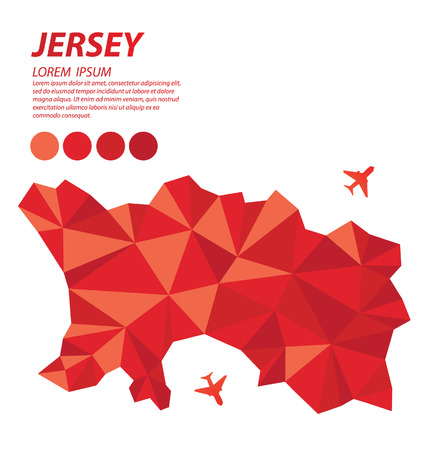 Jersey geometric concept designのイラスト素材