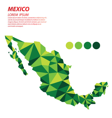 Mexico geometric concept designのイラスト素材