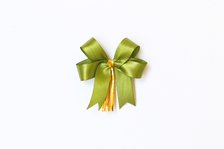 ribbon on white backgroundの写真素材