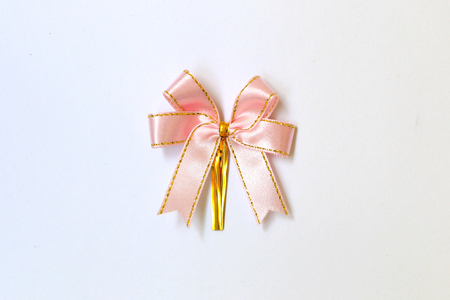 ribbon on white backgroundの写真素材