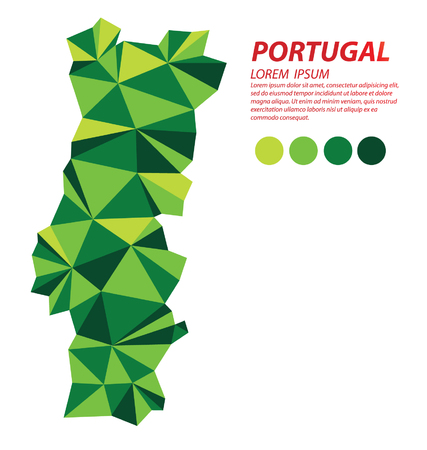 Portugal geometric concept designのイラスト素材