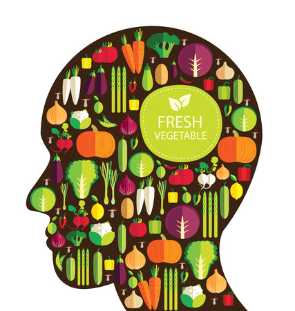 vegetables vector illustrationのイラスト素材