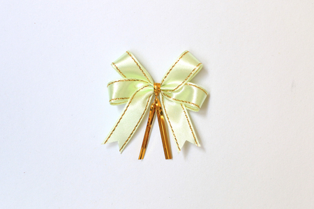 ribbon on white backgroundの写真素材