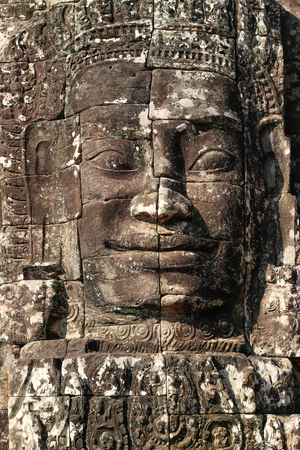 Bayon temple, Siam Reap, Cambodia.の写真素材