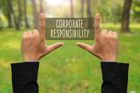 Corporate social responsibility (CSR) conceptの写真素材