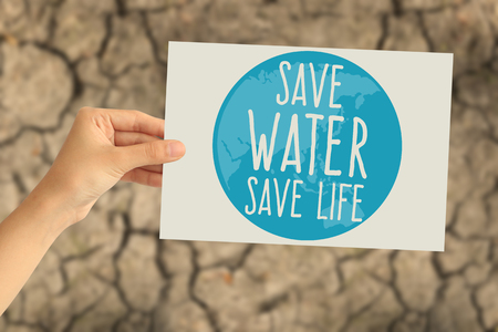 Save water conceptの写真素材