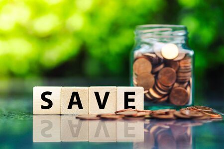 Saving Money for prepare in the future. Money growth concept.の写真素材