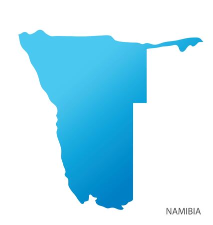 Map of namibia vectorのイラスト素材