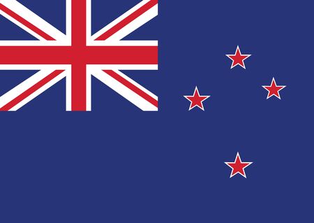 Flag of New Zealand vector illustrationのイラスト素材