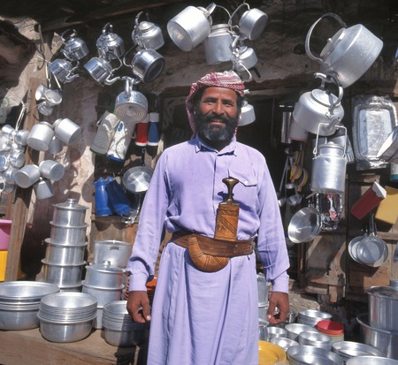 Shop owner in Yemenのeditorial素材
