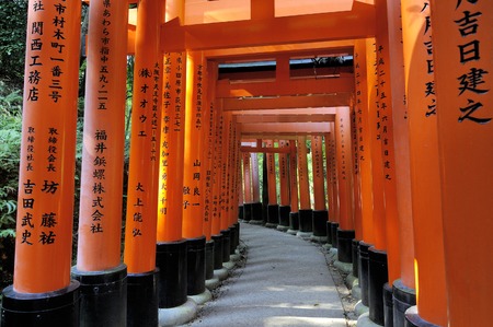 Kyoto, Japan - November 7, 2014: Fushimi Inari Taisha is the head shrine of Inari.のeditorial素材