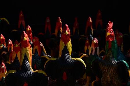cock statues in Thailand