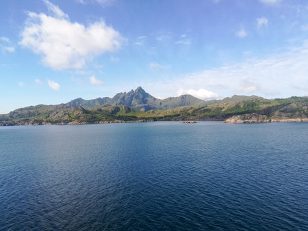 Norway is a Scandinavian country encompassing mountains, glaciers and deep coastal fjords. Oslo, the capital, is a city of green spaces and museums.  fjordsの写真素材