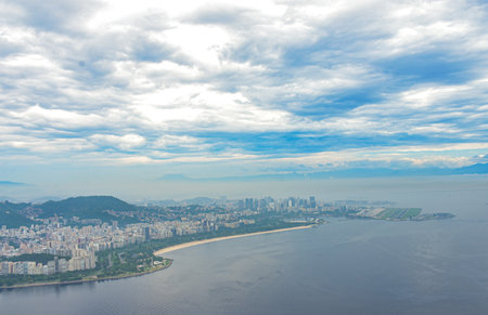 View of Rio de Janeiro from Sugarloaf Mountain.の写真素材