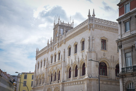 Historic building in Lisbon, Portugal. Lisbon is the capital and largest city of Portugal.