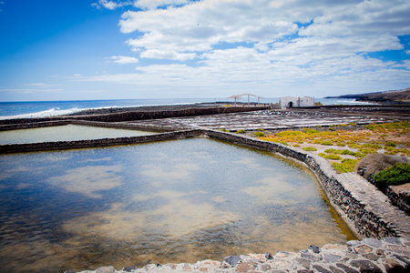 Photo Picture of the Beautiful Ocean Coast's View Montana Amarilla Tenerife