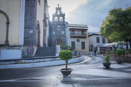 Puerto de la Cruz, Tenerife, Canary Islands, Spainの写真素材