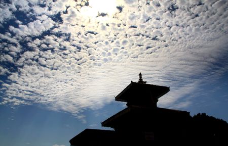 Bindhyabasini temple, Pokhara, Nepalの写真素材
