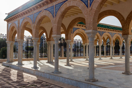 Mausoleum of Burgiba, Monastir, Tunisiaの写真素材
