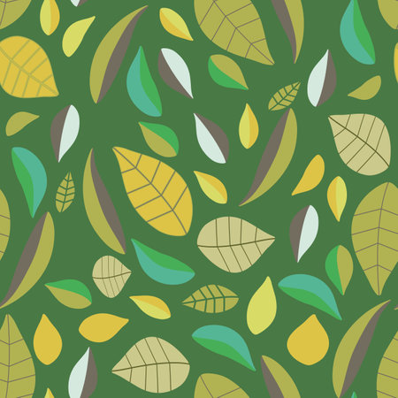 Cute colored fantasy flower seamless repeat vectorのイラスト素材