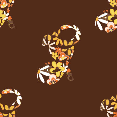 Retro letter G from the alphabet seamless repeatのイラスト素材