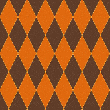 Retro colored wieber shape repeat pattern printのイラスト素材