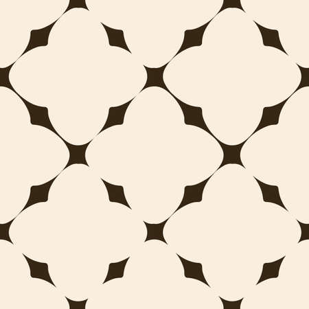 RETRO trendy seamless pattern with brown andのイラスト素材