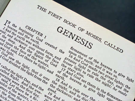 Bible The book of Genesis                                の写真素材