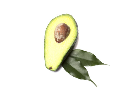 Avocado isolated cut