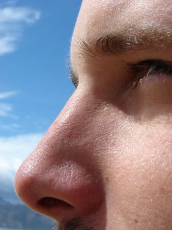 Male Model on the beach