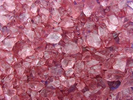 Broken pieces of glassの写真素材