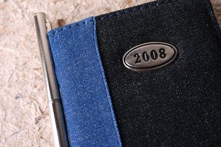 2008 Diary for present year or year endの写真素材