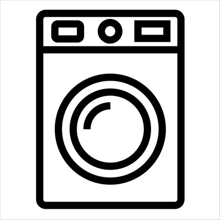 washing machine vector illustration template designのイラスト素材