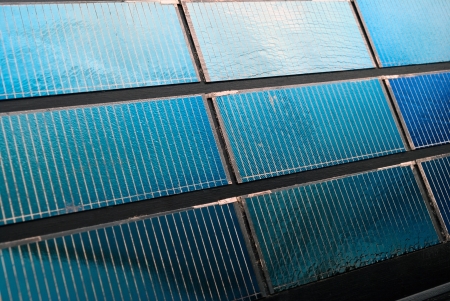 Solar panelsの写真素材