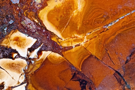 Decorative stone with crack macro. Raw rough plate. 