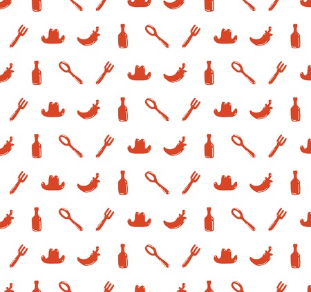 Icons patternのイラスト素材
