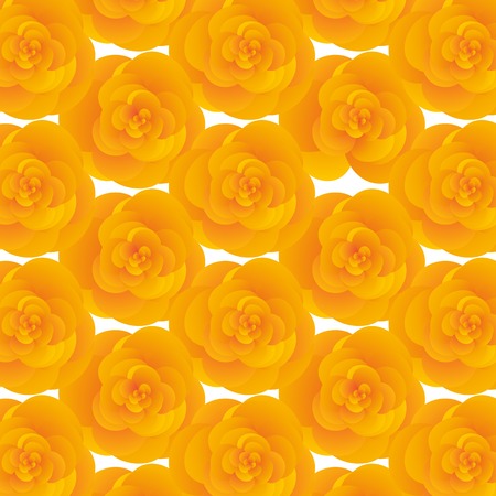 Background texture of yellow cute flowersのイラスト素材