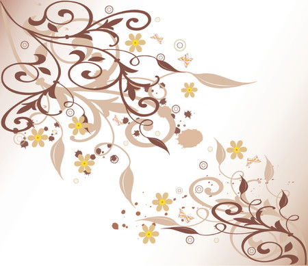 Floral Background - vectorのイラスト素材