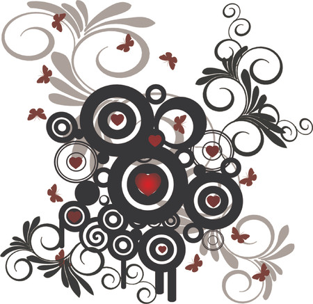 Floral Background - vector illustrationのイラスト素材