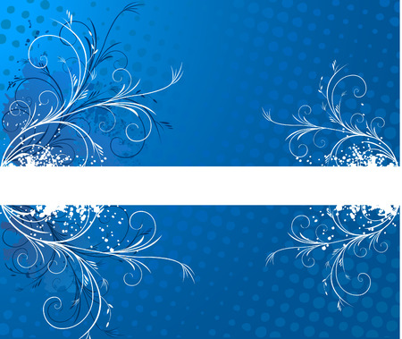 Blue background with frame for textのイラスト素材