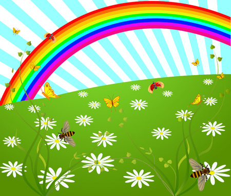 Floral background. Vector illustrationのイラスト素材