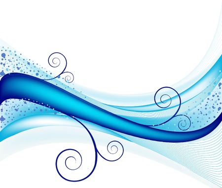 Abstract floral background vectorのイラスト素材