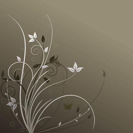 Floral background vectorのイラスト素材